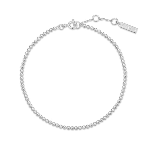 Silver Beaded Bracelet